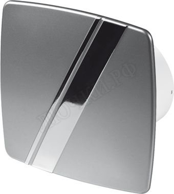 Вытяжной вентилятор Awenta System+, Turbo, 100 KWT100CTR, Linea, PLS100, Серебро (сатин), пластик Вытяжной вентилятор Awenta System+, Turbo, 100 KWT100CTR, Linea, PLS100, Серебро (сатин), пластик