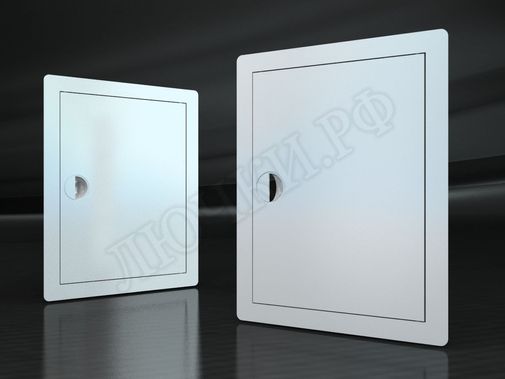 Люк сантехнический пластиковый с ручкой 250*400 Люк сантехнический пластиковый с ручкой 250*400