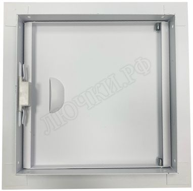 Сантехнический люк Комфорт, с магнитом 1000*1000, RAL 9003 муар Сантехнический люк Комфорт, с магнитом 1000*1000, RAL 9003 муар