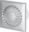 Вытяжной вентилятор Awenta System+, Turbo, 100 KWT100CTR, Omega, POSA100, Серебро (сатин), пластик Вытяжной вентилятор Awenta System+, Turbo, 100 KWT100CTR, Omega, POSA100, Серебро (сатин), пластик